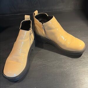 Franco Sarto Tan Ankle Boots for Women